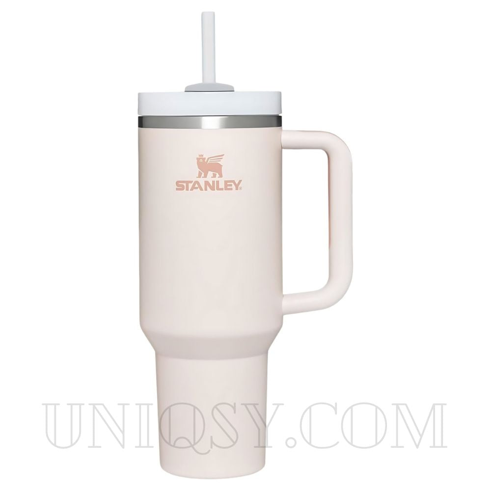 Stanley Tumbler with Handle & Straw Lid - Stainless Steel, Vacuum Insulated, Thermal Iced Travel Mug (40 OZ)