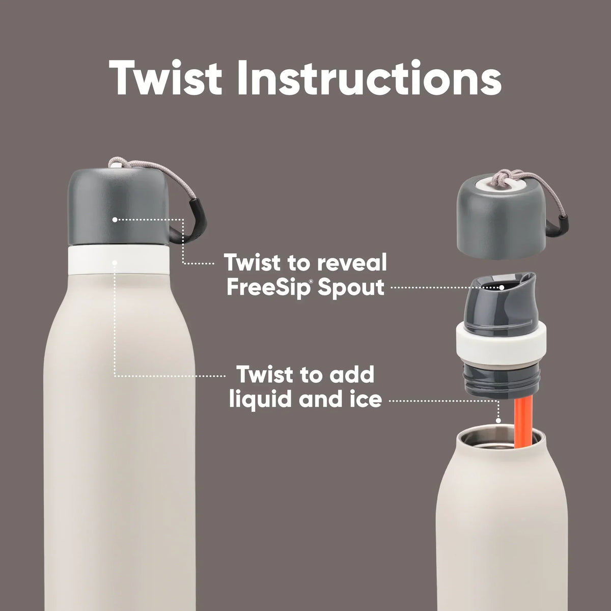 Owala Freesip Twist Bottle 24oz - Rock On